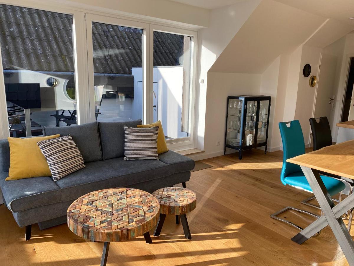 Beach House II - Penthousewohnung In Bestlage Mit Sonniger Dachterrasse Und Top Meerblick Harrislee Bagian luar foto