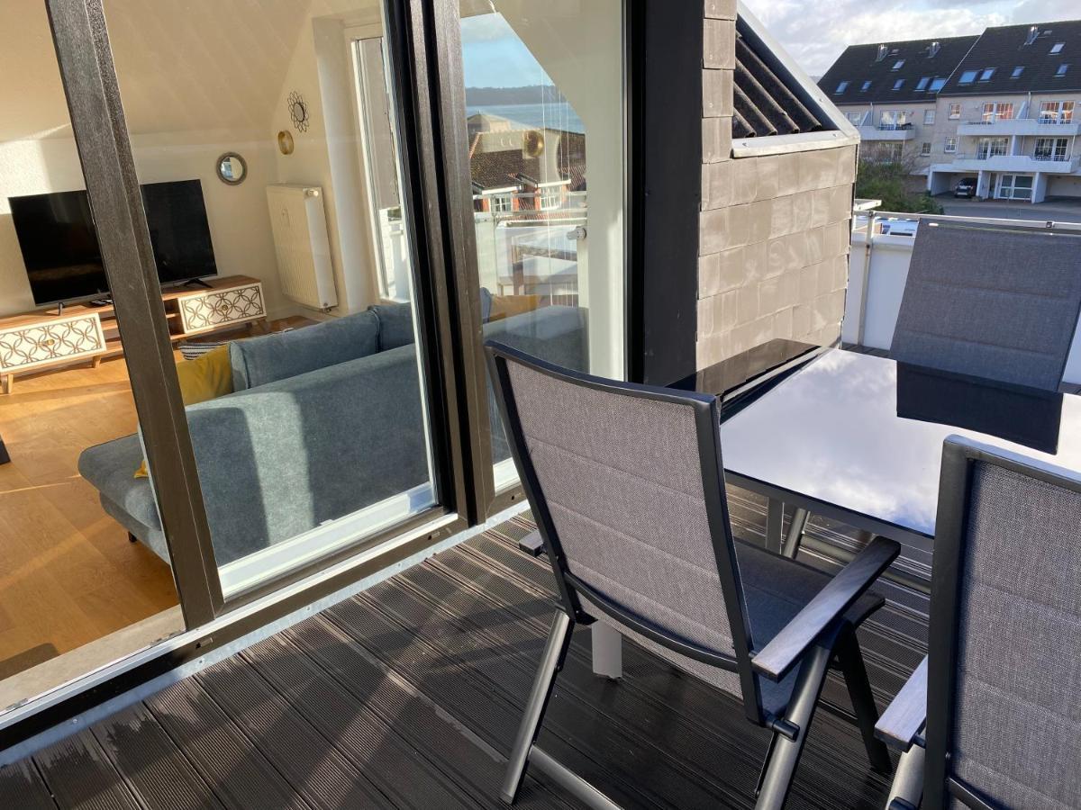 Beach House II - Penthousewohnung In Bestlage Mit Sonniger Dachterrasse Und Top Meerblick Harrislee Bagian luar foto