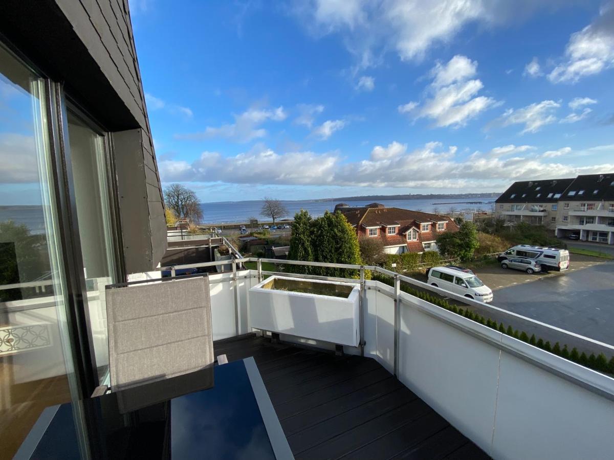 Beach House II - Penthousewohnung In Bestlage Mit Sonniger Dachterrasse Und Top Meerblick Harrislee Bagian luar foto