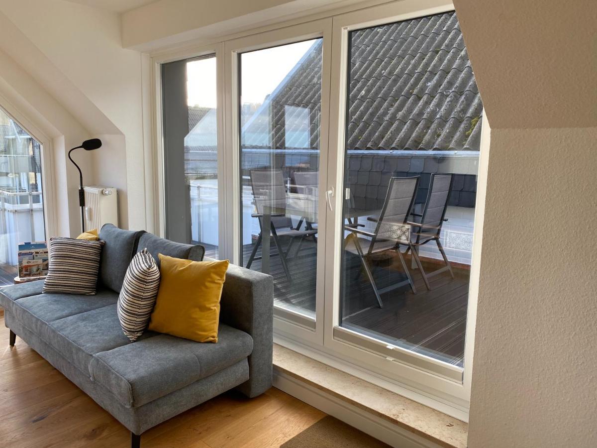 Beach House II - Penthousewohnung In Bestlage Mit Sonniger Dachterrasse Und Top Meerblick Harrislee Bagian luar foto