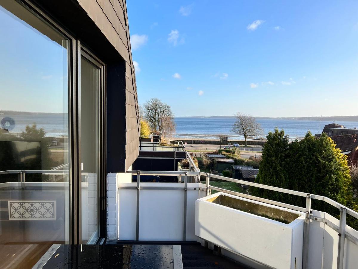 Beach House II - Penthousewohnung In Bestlage Mit Sonniger Dachterrasse Und Top Meerblick Harrislee Bagian luar foto